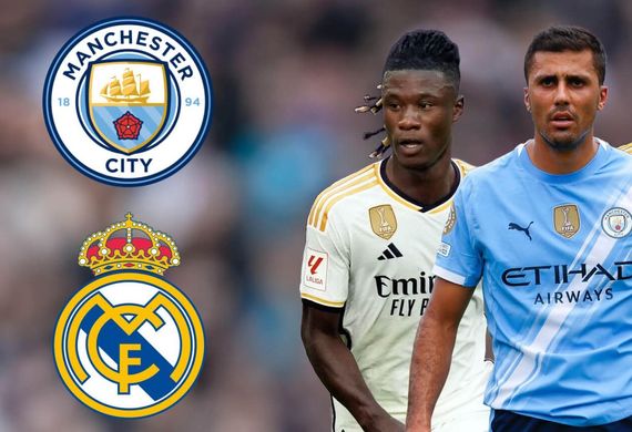 Real Madrid định đổi Rodrygo cho Man City lấy Rodri